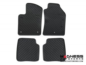 FIAT 500 Floor Mats - All Weather - Rubber - Premium  